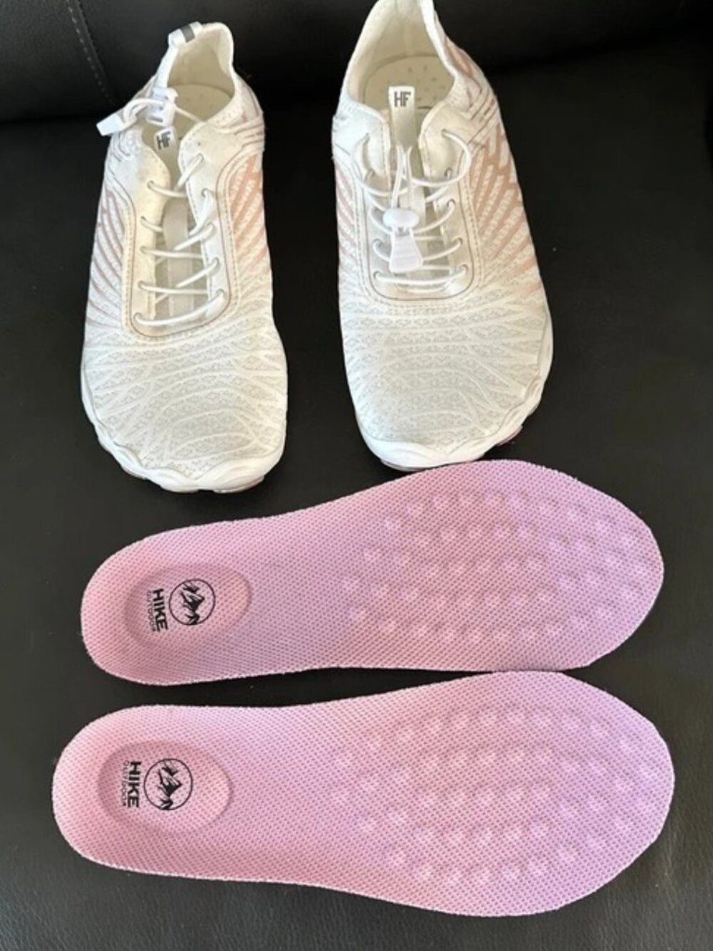 Size 38(7.5) Hike Footwear Sneakers with Extra Inserts